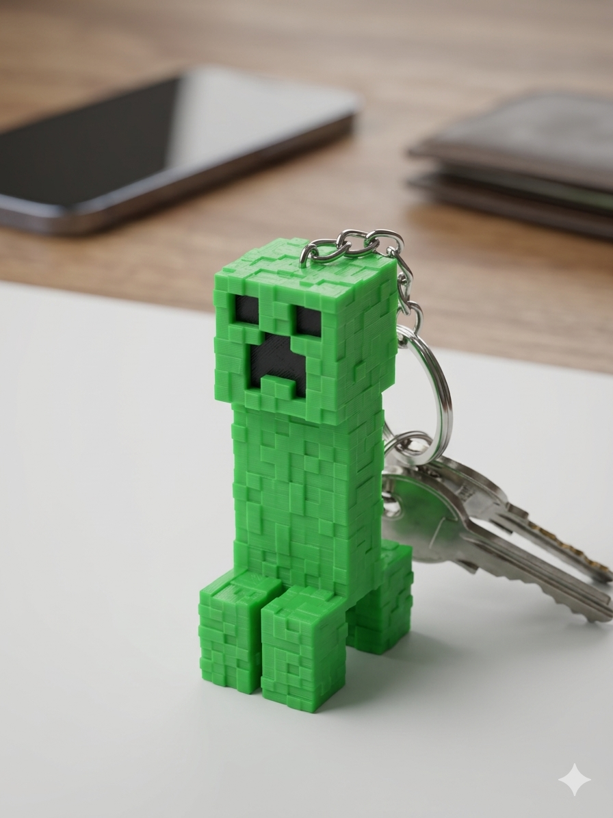Brelok Minecraft Creeper