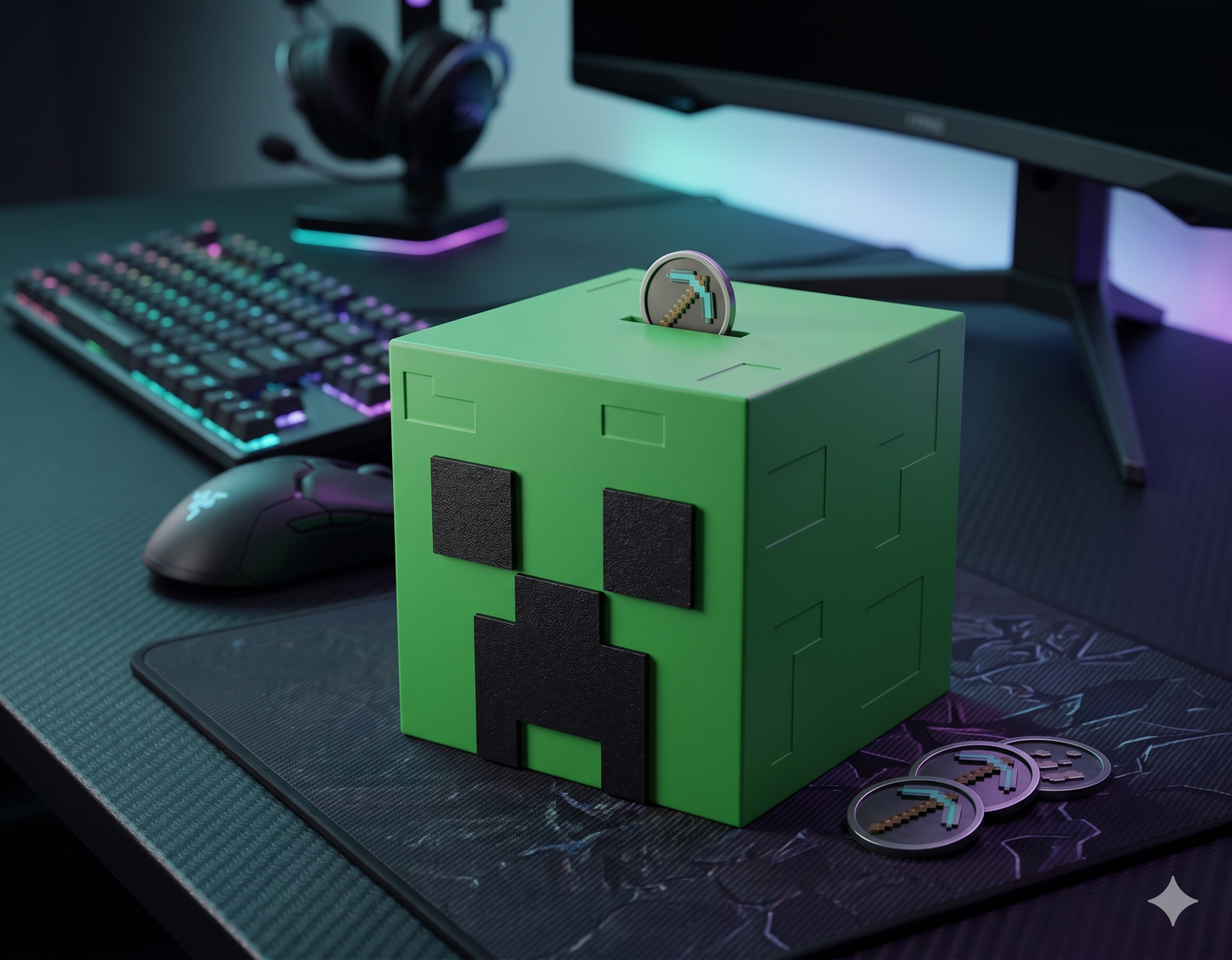 Skarbonka Minecraft Creeper